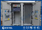 کابینت ایستگاه پایگاه IP55 ، کابینت داده در فضای باز با سیستم اصلاح کننده PDU