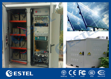 کابینت ایستگاه پایه محفظه ژنراتور با کنترل کننده خورشیدی / پنل سلول خورشیدی