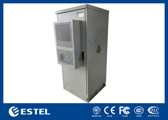 گالوانیزه ورق کابینت مخابراتی بیرونی با باتری ATS و دوربین برای سیستم برق مخابراتی