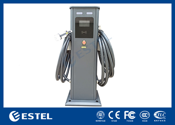 ایستگاه شارژ خودروهای الکتریکی در فضای باز AC EV فاز 3 شارژگر 22kw EV با کابل 5M