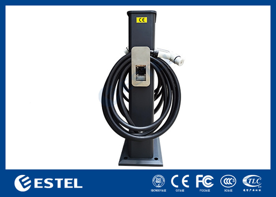 ایستگاه شارژ خودروهای الکتریکی در فضای باز AC EV فاز 3 شارژگر 22kw EV با کابل 5M