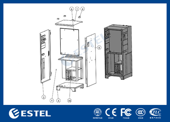 ایستگاه های شارژ خودروهای الکتریکی DC 60kw و AC 43KW EV شارژ ایستگاه شارژ