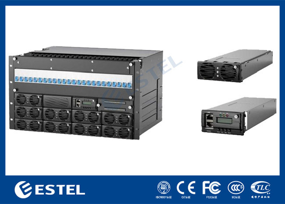 سیستم برق پشتیبان DC48V 450A سیستم برق پشتیبان 19 اینچ 6U کابینت برق مخابراتی استاندارد