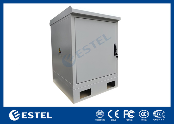 کابينت سرور خارجي 17U با قفسه 19 اينچ و فن DC48V براي خنک کردن