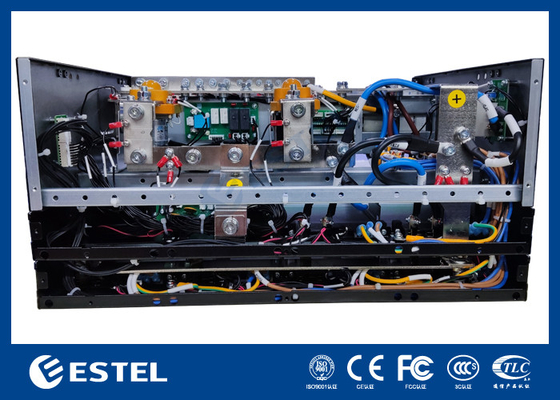 راه حل توان DC جمع و جور 3-9 کیلووات، نصب شده در رک 6U، با راندمان بالا >96٪، یکسو کننده های ماژولار 3000 وات، ورودی AC انعطاف پذیر