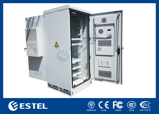 ET9090210A-40U کابینت دو درب خارجی مخابرات با سیستم نظارت از راه دور PDU