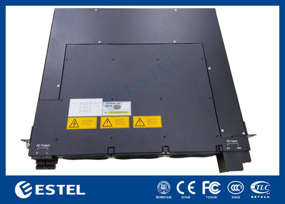 کمکت -48VDC به 220VAC اینورتر DC به AC منبع برق برای سیستم برق مخابراتی 1U ارتفاع قدرت ولتاژ تبدیل