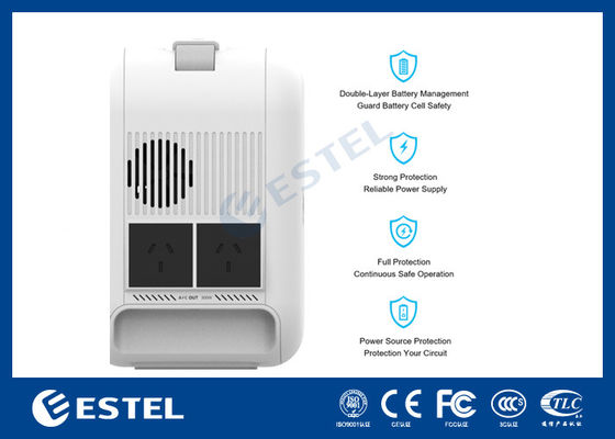 ایستگاه برق قابل حمل ESTEL eCandle 1KWH باتری LiFePO4 شارژ خورشیدی خروجی 300 وات پشتیبان UPS