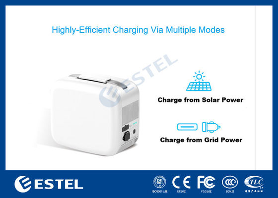 ایستگاه برق قابل حمل ESTEL eCandle 1KWH باتری LiFePO4 شارژ خورشیدی خروجی 300 وات پشتیبان UPS