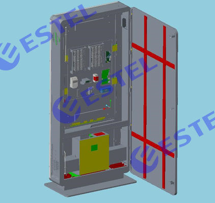 کیوسک / مانیتور LCD تهویه مطبوع کابینت فضای باز 500W 220VAC 50Hz با دقت بالا