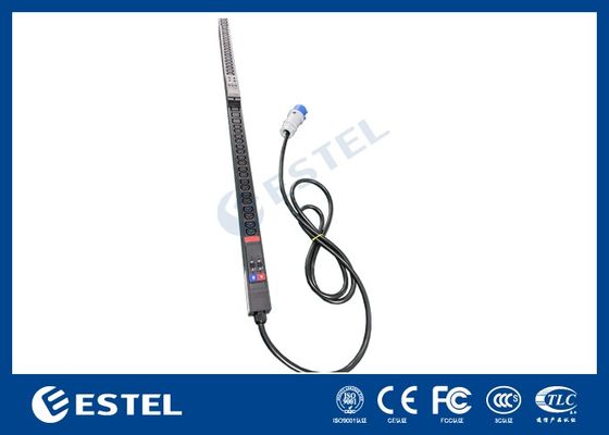 واحد توزیع برق 32A 200-240V AC، نصب عمودی معکوس رک PDU، C13/C19