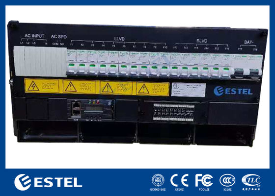 کابینت اصلاح کننده مخابرات بیرونی 24U با توزیع برق 18kw DC