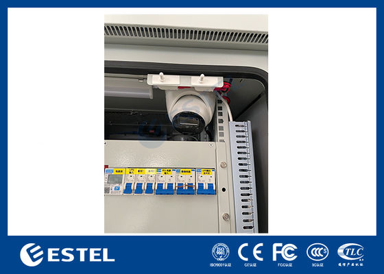 گالوانیزه ورق کابینت مخابراتی بیرونی با باتری ATS و دوربین برای سیستم برق مخابراتی