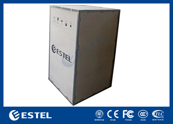 گالوانیزه ورق کابینت مخابراتی بیرونی با باتری ATS و دوربین برای سیستم برق مخابراتی