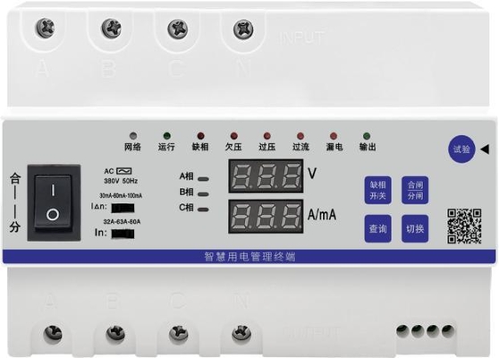 ترمینال مدیریت برق هوشمند سه فاز 80A با کنترل ابری