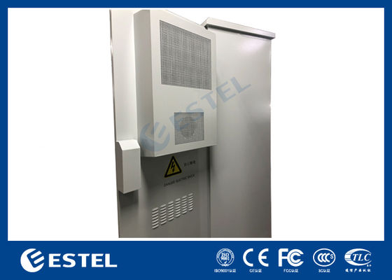 Telecom Power Cabinet and 32U Outdoor Battery Cabinet with Power Distribution Panel and Battery Anti-theft Protection