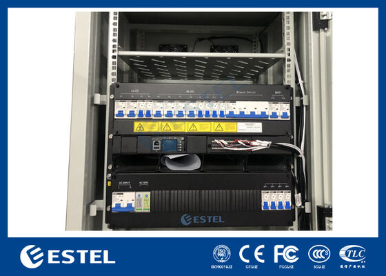 سیستم برق مخابراتی IP65 محفظه برق بیرونی با 12kW 200A اصلاح کننده