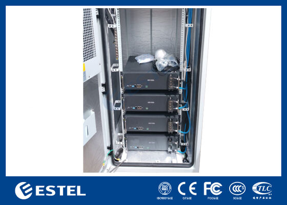 ET9090210A-40U کابینت دو درب خارجی مخابرات با سیستم نظارت از راه دور PDU