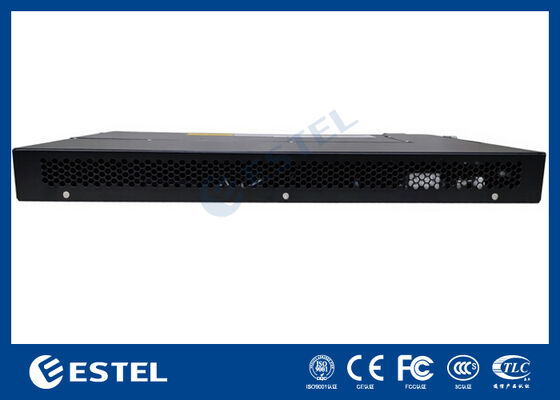 1U Rack Mount Telecom سیستم برق DC با توزیع یکپارچه و کنترل کننده هوشمند