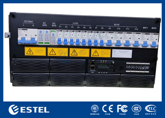 ET48300 سیستم برق مخابراتی 19 اینچی با نظارت از راه دور RS485