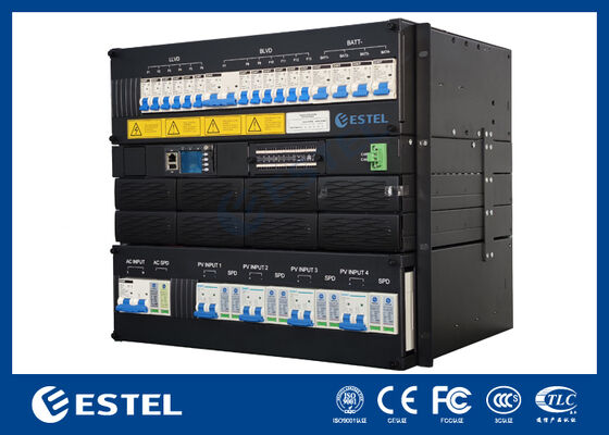 ET48300 برق اصلاح کننده هیبریدی قابل برنامه ریزی خورشیدی درجه مخابرات با AI DI DO