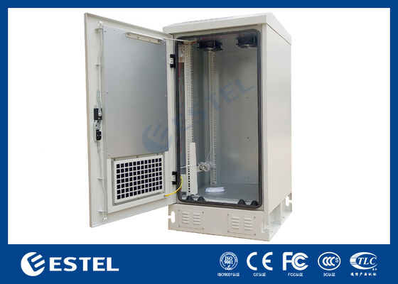Compact 20U IP55 Outdoor Cabinet with Optional 500w Air Conditioner for Network Equipment