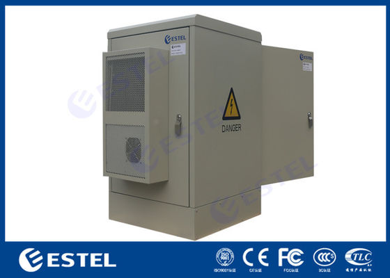 کابینت دو درب 16U IP65 کابینت فضای باز کابینت مجهز به تهویه مطبوع برای خنک کننده