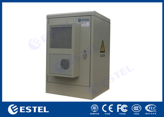 کابینت دو درب 16U IP65 کابینت فضای باز کابینت مجهز به تهویه مطبوع برای خنک کننده