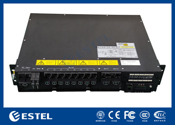 ET48200 M5E32A 2U سیستم برق کامپکت مخابراتی دارای چگالی بالا 12KW