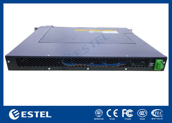 کمکت -48VDC به 220VAC اینورتر DC به AC منبع برق برای سیستم برق مخابراتی 1U ارتفاع قدرت ولتاژ تبدیل